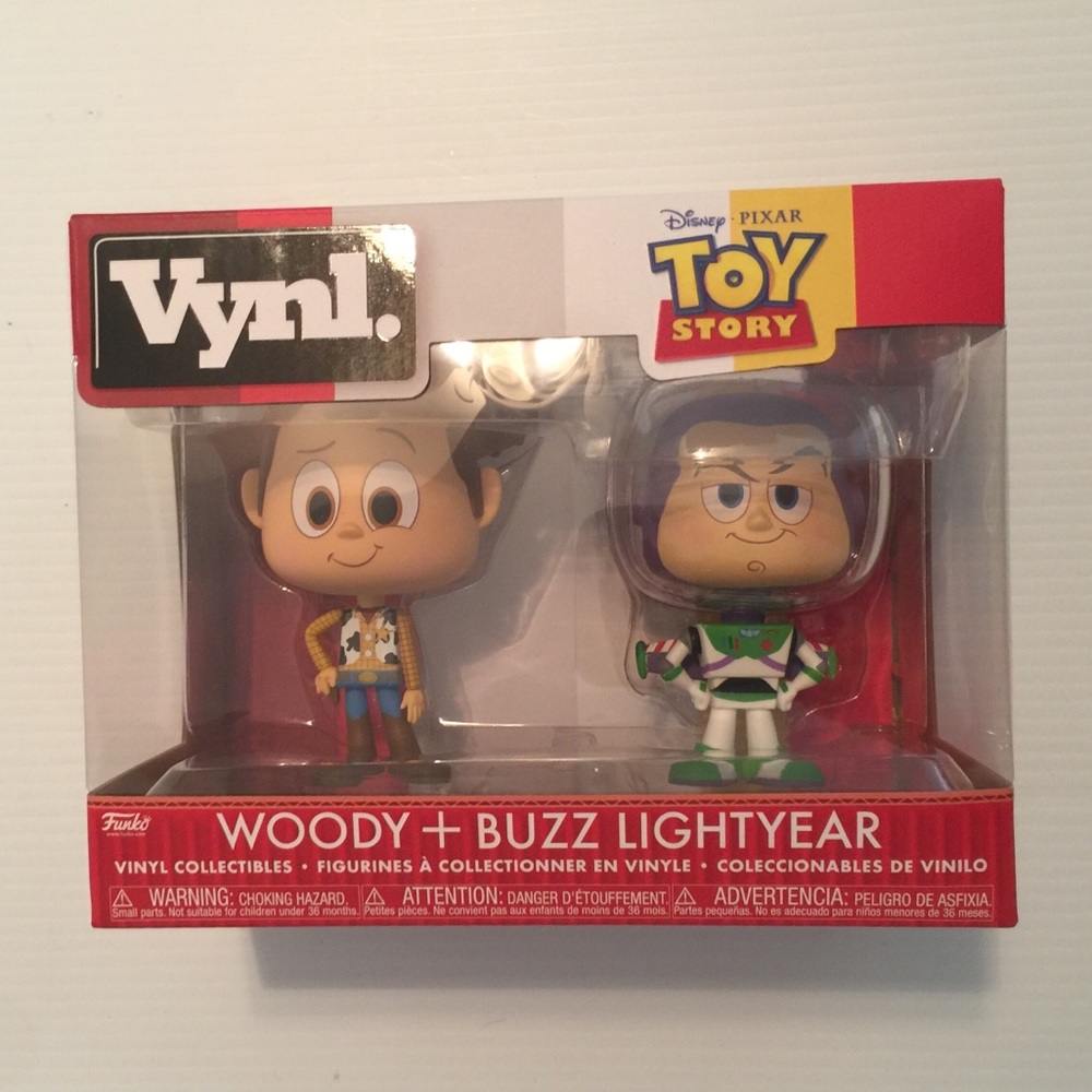 Toy Story ‘Vynl’ Woody + Buzz Lightyear NWT